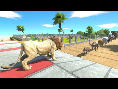 LION OASIS DEATH RUN - Animal Revolt Battle Simulator