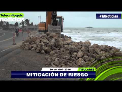 Titulares de Teleantioquia Noticias 1:00 p.m. - domingo 10 de abril de 2016