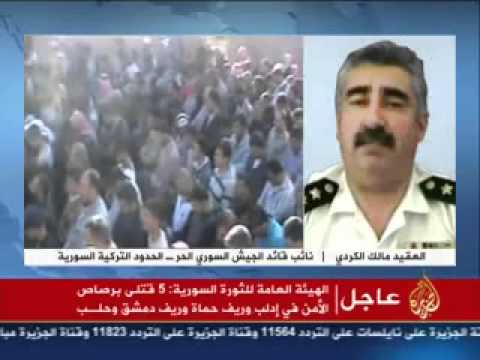 لقاء تلفزيوني مع العقيد مالك الكردي للحديث عن تفاصيل هدنة وقف إطلاق النار