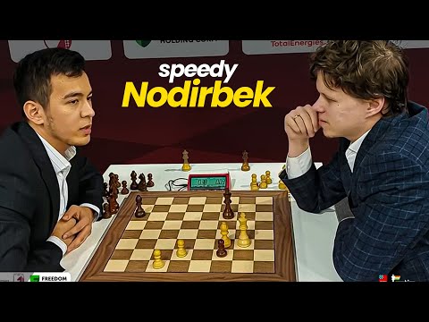 Nodirbek Abdusattorov's speed is just Insane | Abdusattorov vs Artemiev | World Blitz 2025