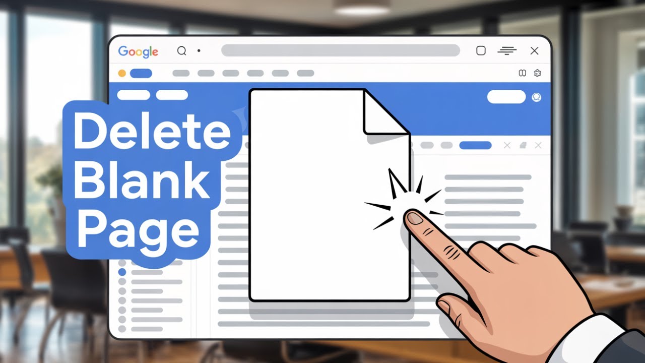How to Delete a Page in Google Docs (Even Blank or Extra Pages!) video thumbnail