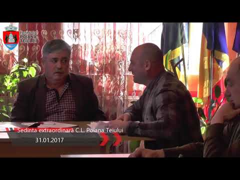 Sedinta Ordinara C.L.Poiana Teiului 31.01.2017