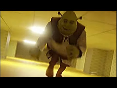 Shrek Parkour in The Backrooms? (Found Footage)