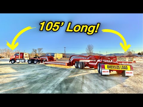 I Bought a HUGE Heavy Haul Trailer!