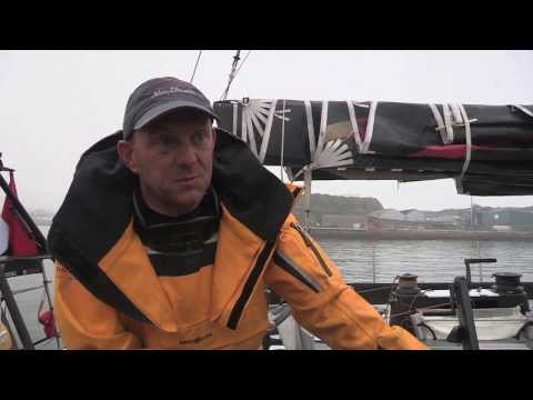 Abu Dhabi arrival Wednesday morning in the Rolex Fastnet Race 2013