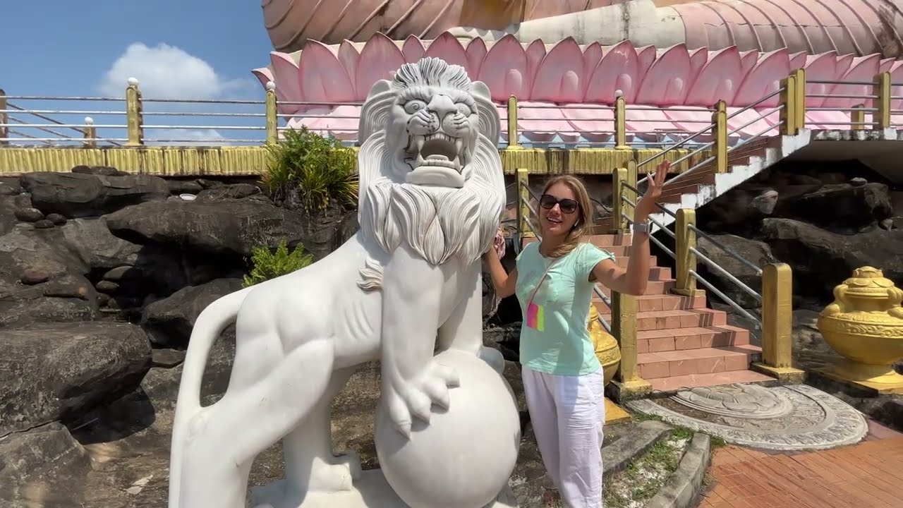 Join a traveler on exploration of Kande Vihara Temple.