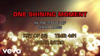 Diana Ross - One Shining Moment (Karaoke)