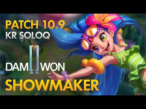 Damwon Gaming ShowMaker - Mid Lane: Zoe vs Rumble - KDA 10/0/10