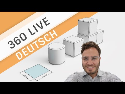 360 Live: Skizzen, Körper, Komponenten und Baugruppen | Autodesk Fusion 360 Deutsch