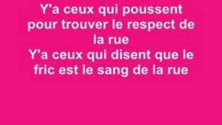 Kenza Farah -Au coeur de la Rue ( Paroles )