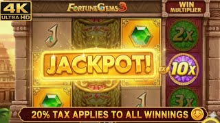 Fortune Gems 3 Slot Game 💎 Mega Win 🤑 10x Multiplier Hit