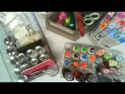 Try It Out Tuesday / My Craft Desk Essentials / Cards and Coffee Time