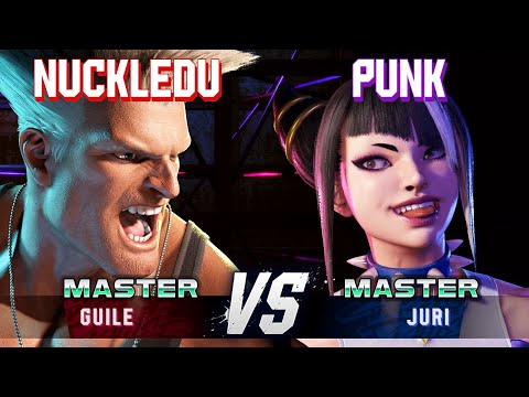 SF6 ▰ NUCKLEDU (Guile) vs PUNK (Juri) ▰ High Level Gameplay