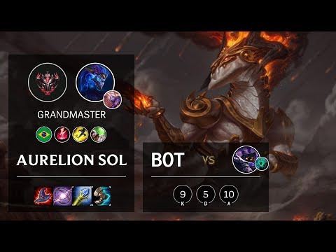 Aurelion Sol Bot vs Veigar - BR Grandmaster Patch 10.11