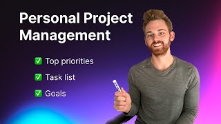 How to build a personal project management system
