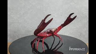 Krab – bronzová soška do interiéru i exteriéru | Námořní a pobřežní dekorace