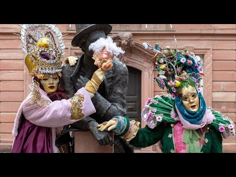 Wie Venezianische Köstume in Mömlingen entstehen - erster Karneval in Klingenberg