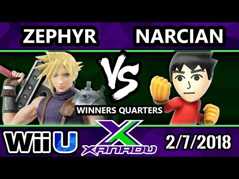 S@X 240 Smash 4 - Zephyr (Cloud) Vs. Narcian (Mii Brawler) - SSB4 Winners Quarters - Smash for Wii U