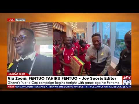 Ghana's World Cup campaign begins tonight with game against Panama |Joy News Prime (17-6-26)