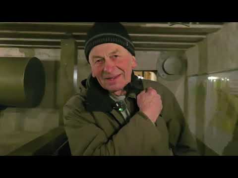 Sołtys wsi Hamulka Jan Kułak i schron bojowy