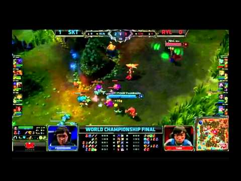 SKT1 Sk Telecom T1 vs RYL Royal Club GAME 2! 2013 League of Legends World Championships Final!