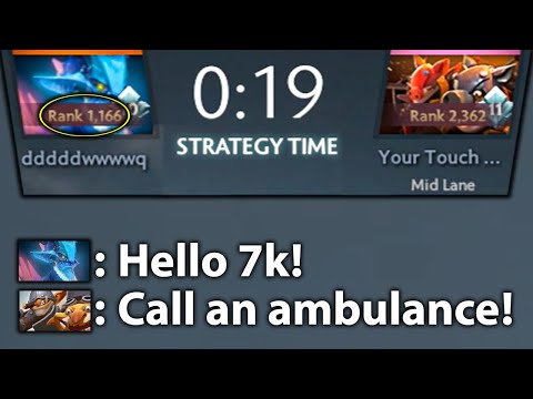 I met 8k MMR in 7k Bracket - CALL AN AMBULANCE!! Techies Official vs 8000MMR