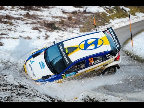 Jänner Rallye 2018 lots of Crashes + Hyundai R5 and Peugeot R5 Roll