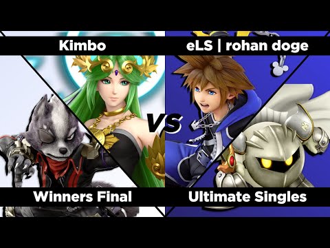 Super Smash QWERTZ #8  - Winners Final - Kimbo (Palutena/Wolf) vs. eLS | rohan doge (Sora/MK)