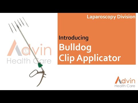 Laparoscopy bulldog applicator
