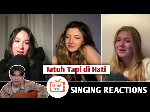 Jadi pada Salting brutal gini Bule bule abis di Nyanyiin wkwk.. SINGING REACTIONS  Ometv