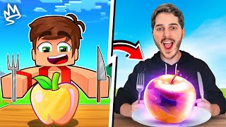 تقييم اكل ماين كرافت في الواقع مع شباب باور ! ????????