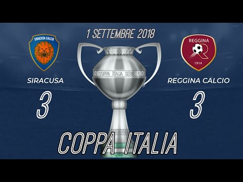 1/09/2018 Siracusa vs Reggina 3-3: il super gol del momentaneo 2-1 di Nicolàs Rizzo (Coppa Italia)