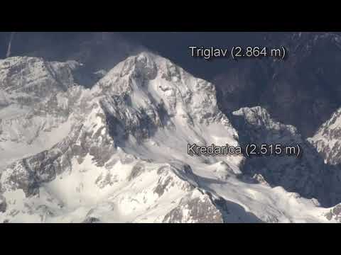 Flight over the Triglav (2.864 m) / Flug über den Triglav (2864 m) (16 Mar 2019)