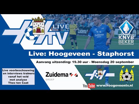 Live-uitzending bekerduel Hoogeveen - Staphorst