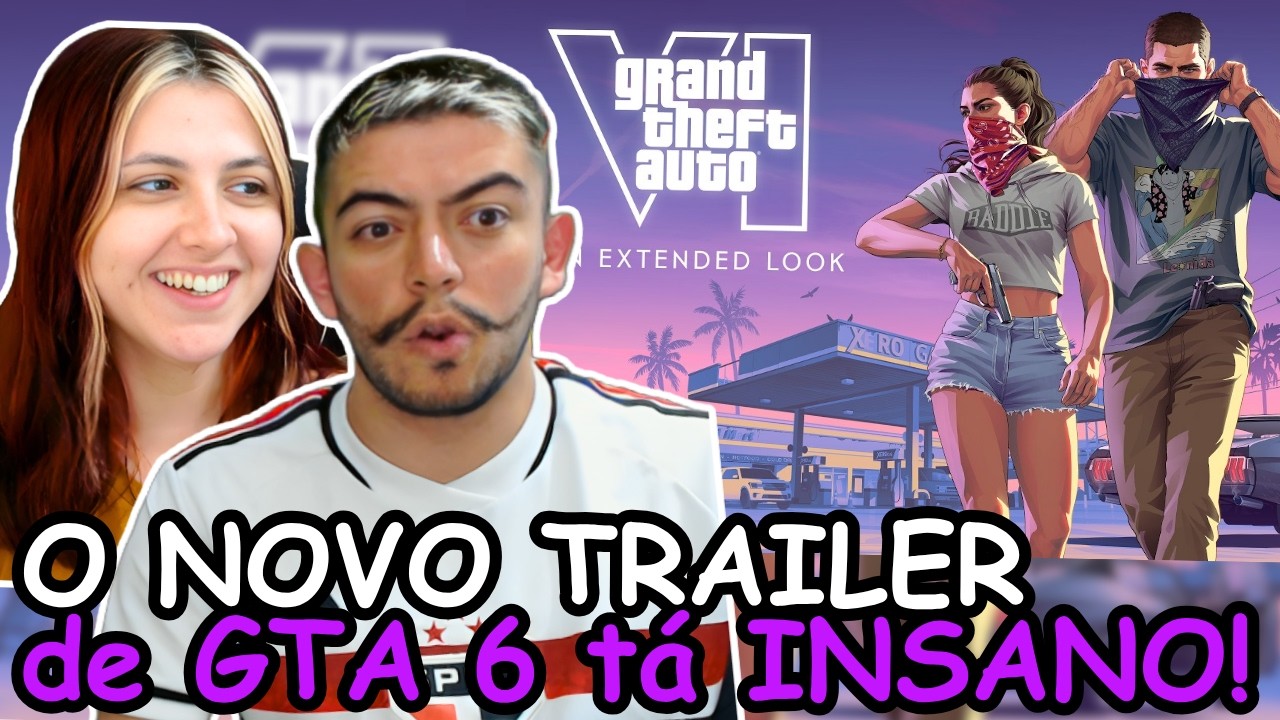 REAGINDO ao GTA 6 TRAILER! UM OLHAR ESTENDIDO