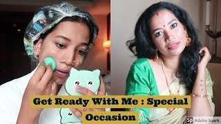 Get Ready With Me I Chennai Function Makeup Look I Elegant &amp; Classy makeup