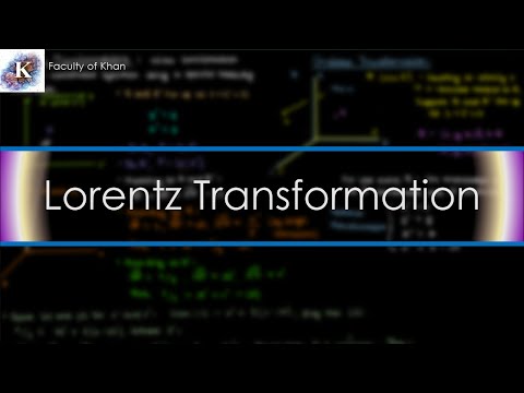 The Lorentz Transformation | Special Relativity
