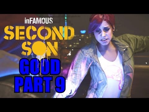 Infamous: Second Son Gameplay Walkthrough Part 9 PS4 Good Karma Review Playthrough