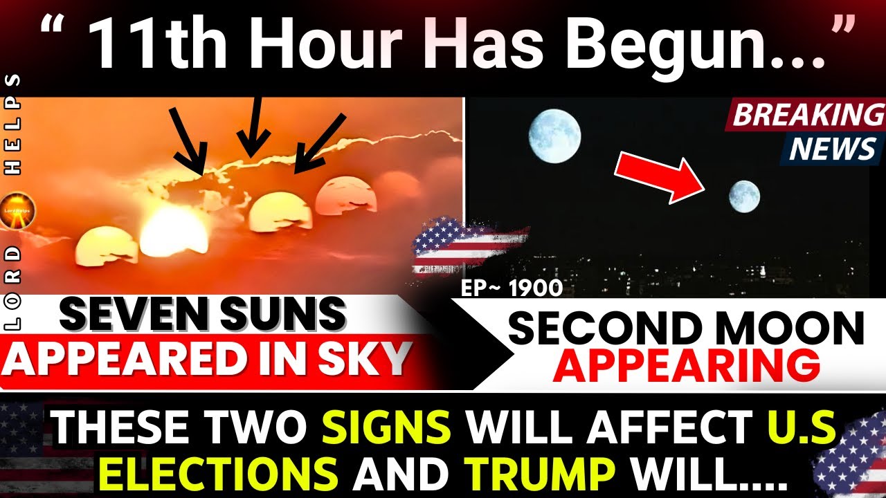 THESE TWO SIGNS WILL AFFECT AMERICA👆Trump News ~Prophetic Word Today | God's Message Today | LH~1900