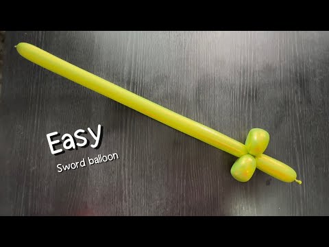 How to Make An Easy Balloon Sword