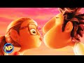 Cloudy With A Chance Of Meatballs Flint Sam Almost Kiss