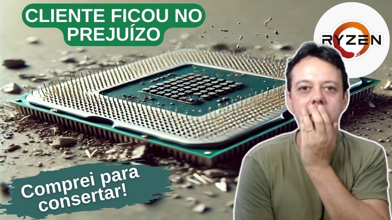 Técnico deixou processador novinho cair no chão e cliente ficou no prejuizo. É possível consertar?