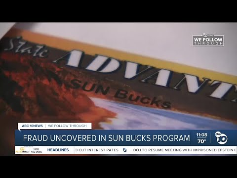 Fraud uncovered in California's SUN Bucks program
