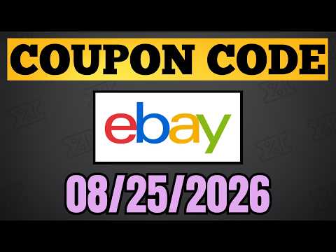 Ebay Coupon Code August 2026 Ebay Discount Code Promo Code 08 25 2026