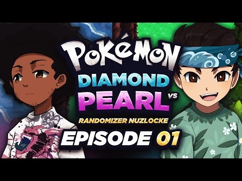 NICK FOUND A SHINY?! - Pokémon Diamond & Pearl Randomizer Nuzlocke VERSUS w/ Sacred! Episode #01