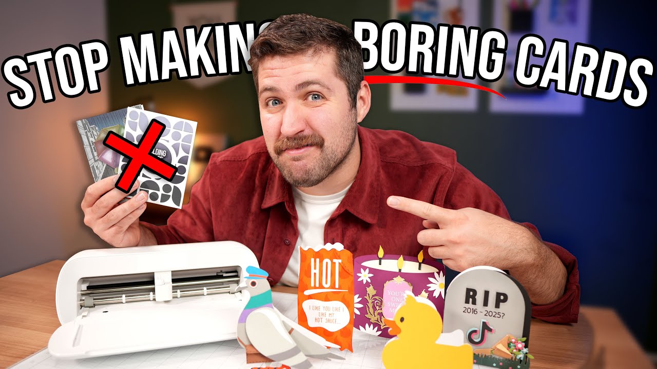 How to Make Cards in ANY Shape with Cricut (No More Boring)