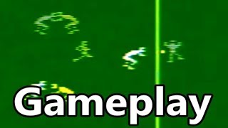 Realsports Football Atari 2600 Gameplay - The No Swear Gamer