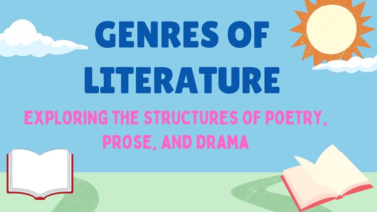literary Genres,  Forms of literature,  Poetry, Prose & and Drama
