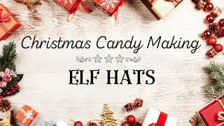 Christmas Candy Making⎮ Elf Hats (Dipped Bugles)  #christmascandy #candymaking