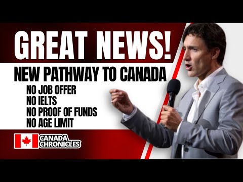 Work in Canada Without IELTS or Funds! | Canada Immigration 2024 | New Pathway